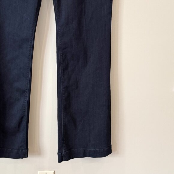 One 5 One Dark Blue Wash Goddess Straight Leg Jeans 16/33 - Picture 2 of 7